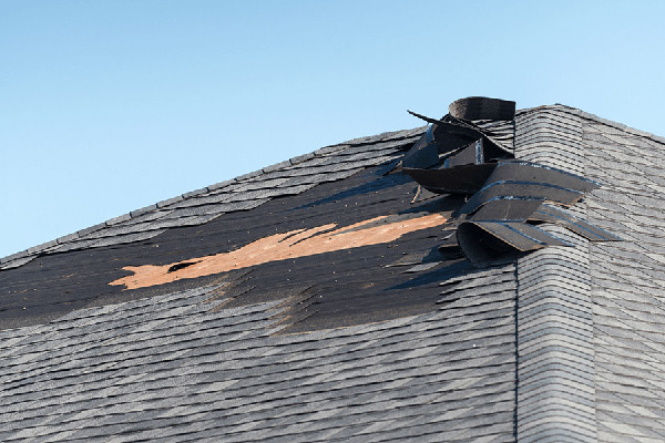 Storm Damaged Roof